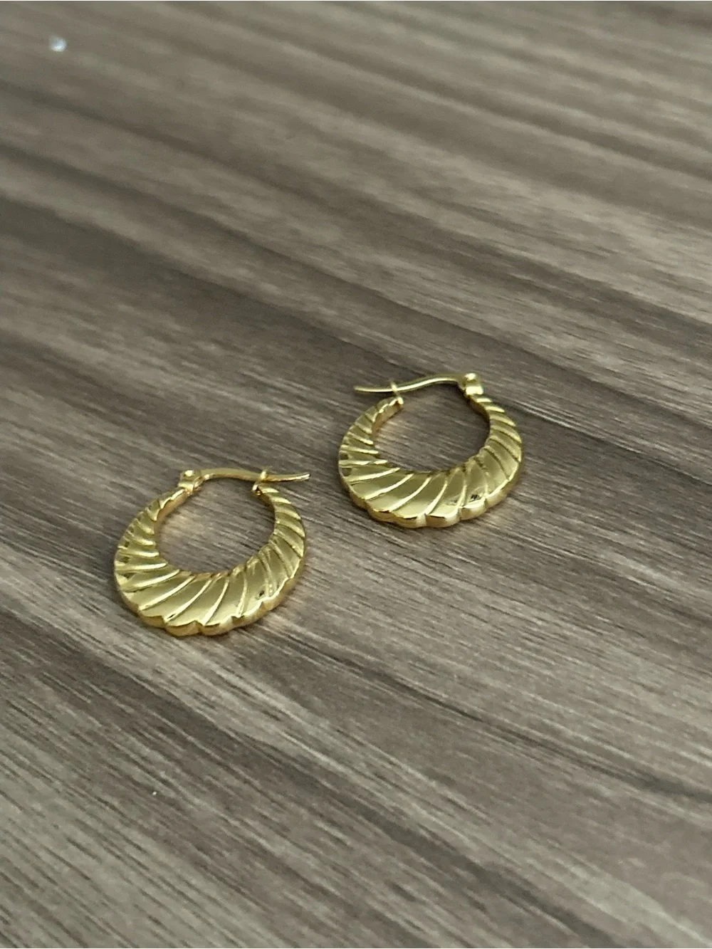 Twisted Hoop Earrings Q1324